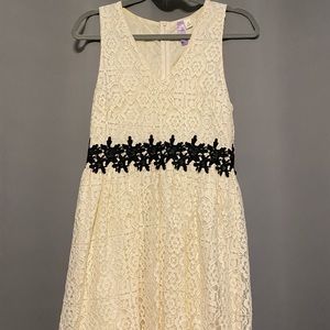 White lace dress